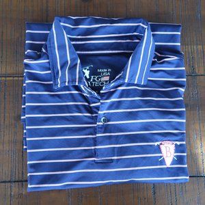 FG Tech - Navy/Red Stripe Butterfield CC Golf Polo